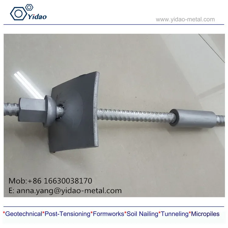 #yidao domed nut dome plate coupler 25mm Rock bolt_HDG