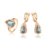 

65047 xuping fashion rose gold women jewelry set
