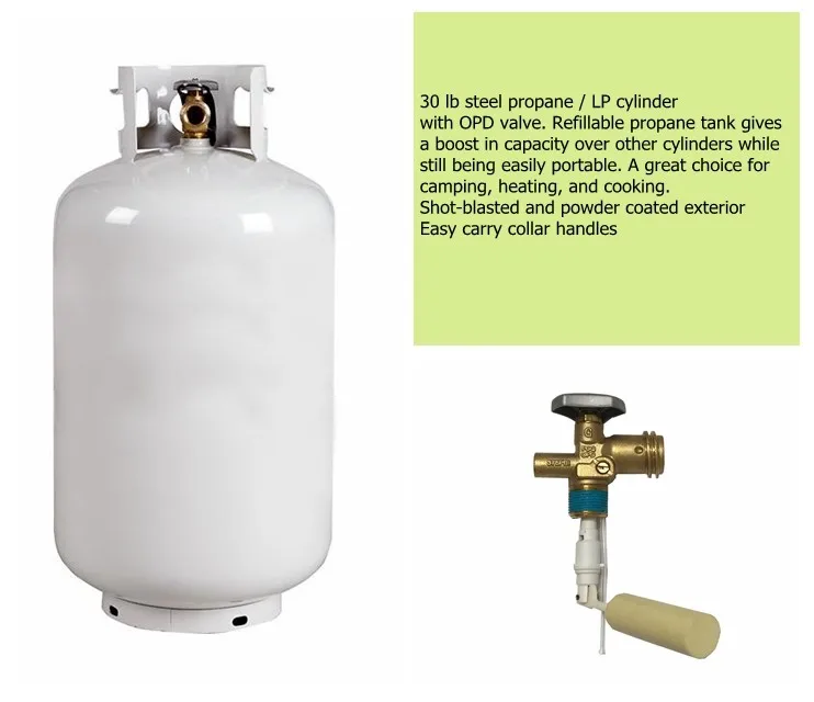 Tc4ba Dot4ba Cooking Propane 30lb Lpg Gas Cylinder - Buy 30lb Lpg ...