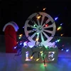 2018 China Hot sale Unique outdoor Christmas lights, 100 led XMAS decoration colourful salt water lamp safe String
