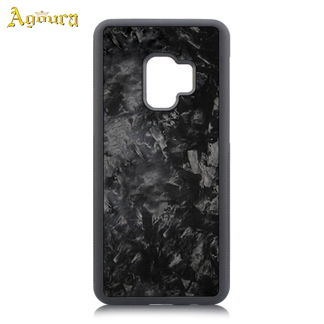 

TPU+PC carbon fiber phone case for Samsung S9/Plus, Black