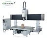 5axis cnc milling machine ATC/3D 5axis wood cnc router engraving machinery /disc automatic tool changer wood carving machine