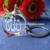 Crystal Allah Keychain, Allah laser engraved islamic keyring crystal