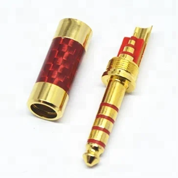 

4.4mm Male plug, stereo 5 poles Headphone Pin Plug Audio Adapter Connector For AMP player