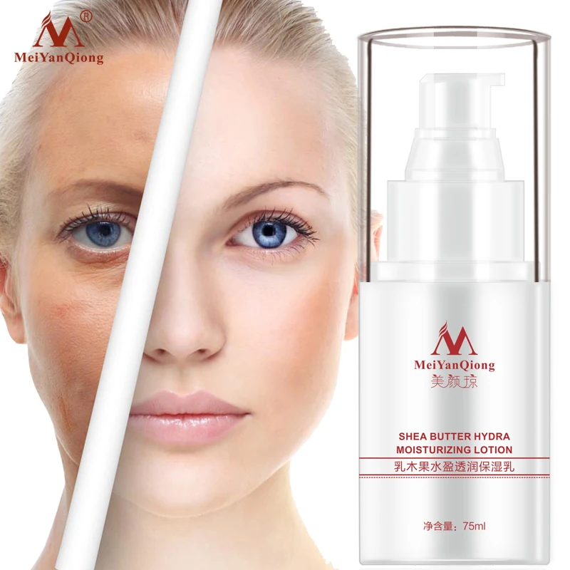 

MeiYanQiong Shea Butter Face Emulsion Hydra Moisturizing Lotion Face Cream Night Cream Anti-Aging Whitening Beauty Make Up Serum