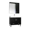 China metal leg melamine PB bathroom cabinet oem