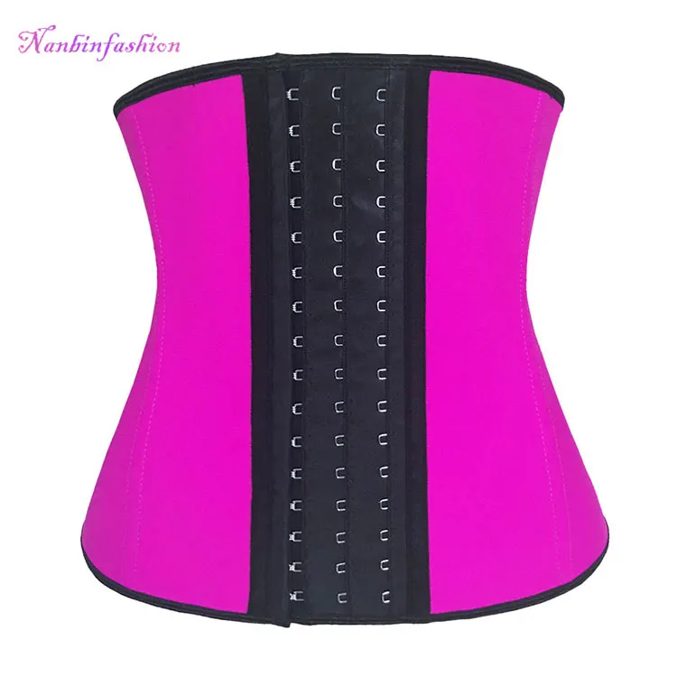 

Sexy Steel Bone Red Mature Women Body Latex Sliming Waist Training Corset, Black;pink;purple;nude;blue;and other colors oem