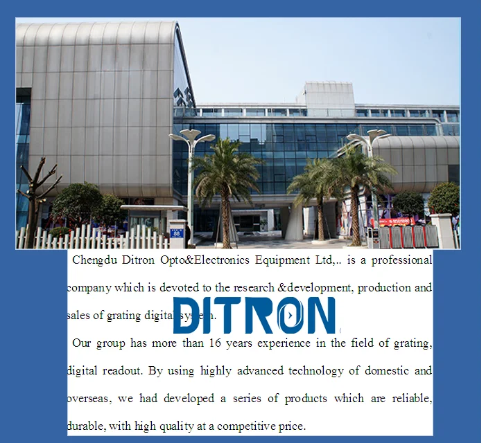 Ditron Dro Linear Optical Encoder Linear Glass Scale for Digital Reaodut Display