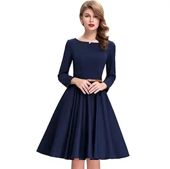 dark blue long frock