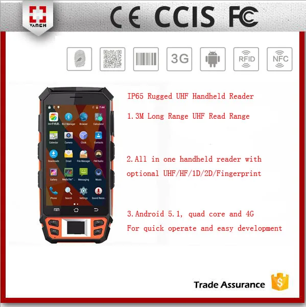 5 Inch Ip65 Android Uhf Handheld Rfid Portable Badge Reader Buy Rfid Portable Badge Reader