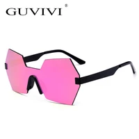 

GUVIVI sunglasses fashion for women rimless color sunglasses best oversized sunglasses