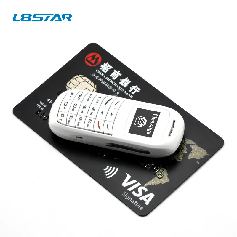 

MTK6261 Wireless Headset BM70 Size 6cm Very Small Mini Mobile Phone, White;black