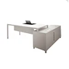 Wooden boss table office desk computer table design