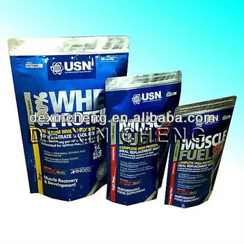Whey Protein Powder Packaging Bags With Ziplock Whey Protein Powder Packaging Bags With Ziplock