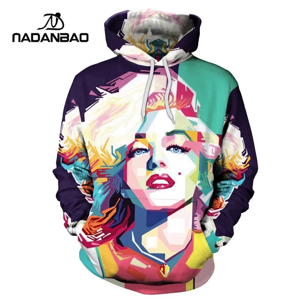 

NADANBAO Brand plain high quality printing sublimation hoodies women hoody hoodies bts