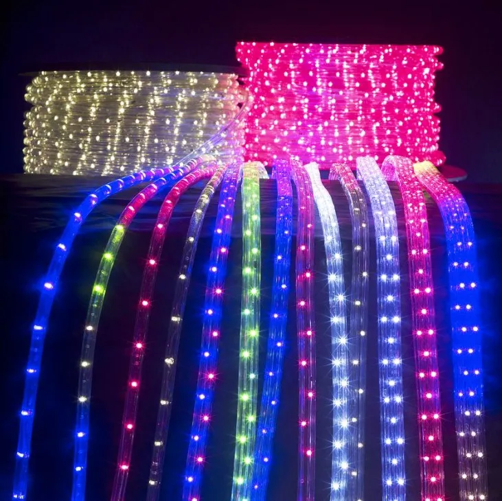led Christmas rope lights of multi-colors