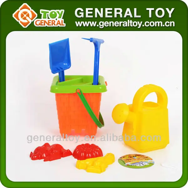 7pcs Kids Plastic Beach Buckets Wholesale And Spades Buy Plastic