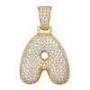 Hip Hop Men Cute 26 English Word Letters Pendant A Necklaces Bubble Initial Letters