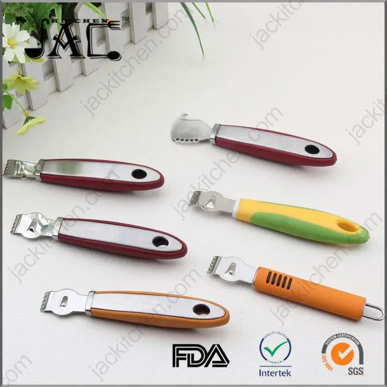 Professional Practical Stainless Steel Rubber Zester Stripper