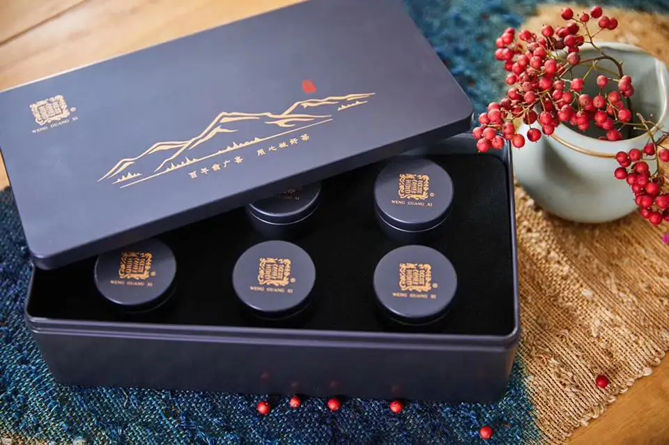 
Aluminum tin canisters custom candy tea metal tin box packaging wedding favors 