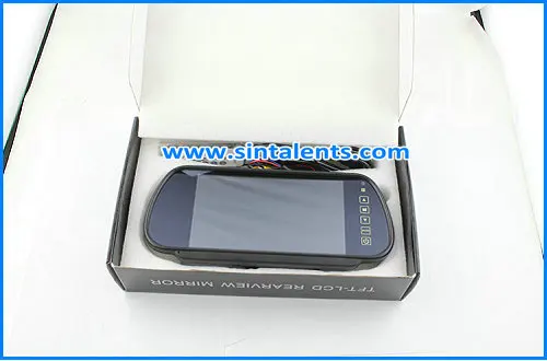 5 Inch digital touch button waterproof auto car reverse monitor