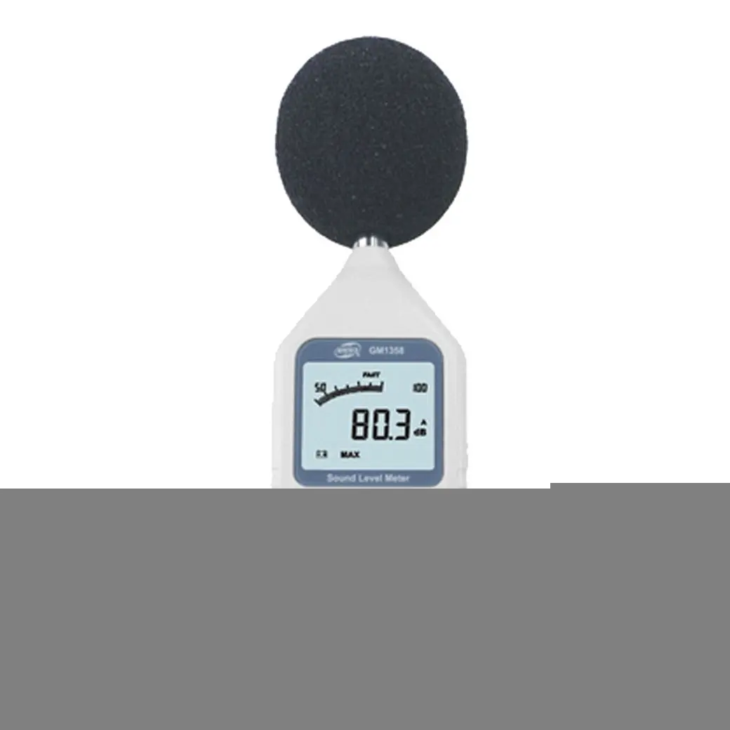 BENETECH Digital LCD Sound Noise Level Meter 30-130 dBA 35-130 dBC Decibel Pressure