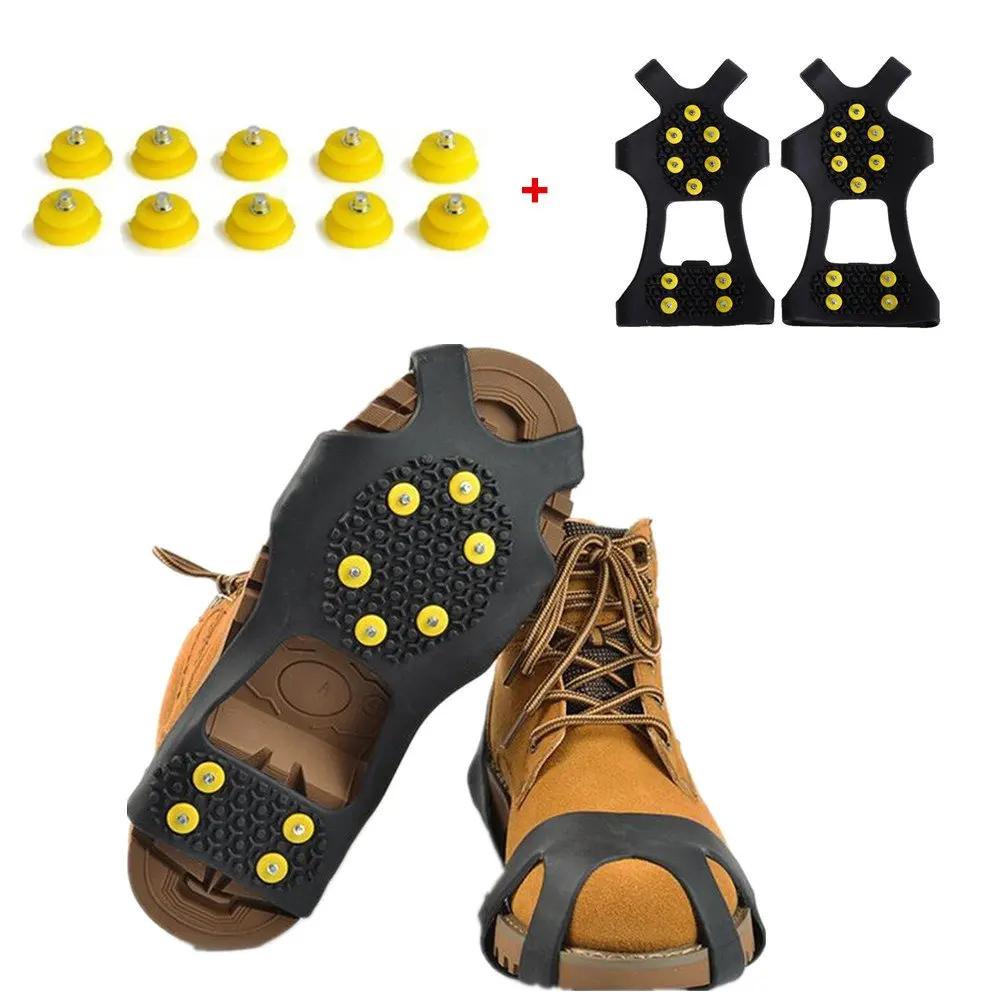 High Quality Rubber Nonslip Ice Crampon Silicone Antislip Snow Shoe Cover For Hiking Buy Non