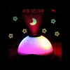 New Starry Digital Color Change Table Clock LED Star Flash Night Light Projection Alarm