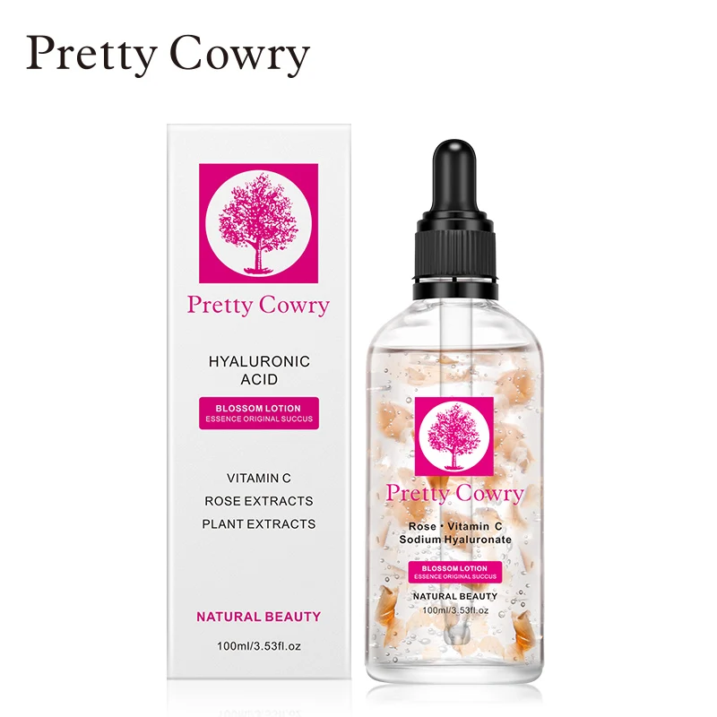 

Private label pretty cowry rose Serum Essence skin care serum Soothing Skin Purifying Skin Facial Serum