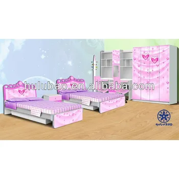 Kids Bedroom Furniture Set Cheap Girls Bed  350x350 
