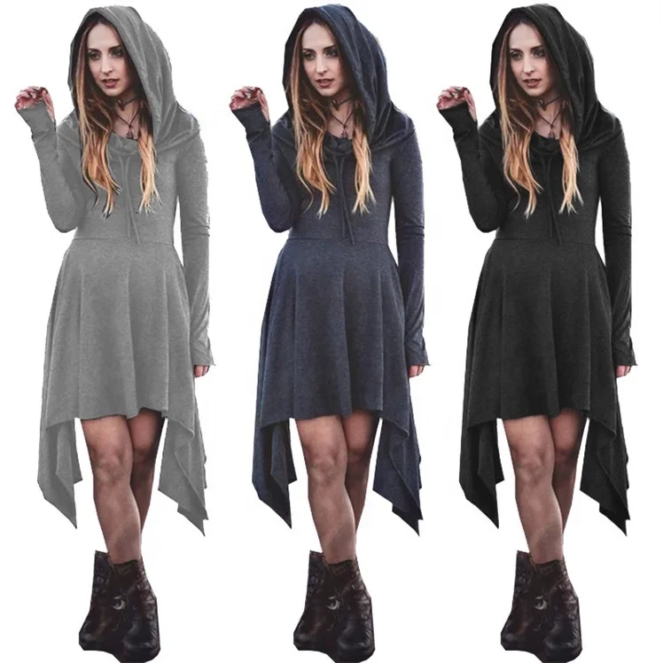 

Women Dress Ins Soild Color Ladies Casual Dress With Hats Summer Beach Wear Dress