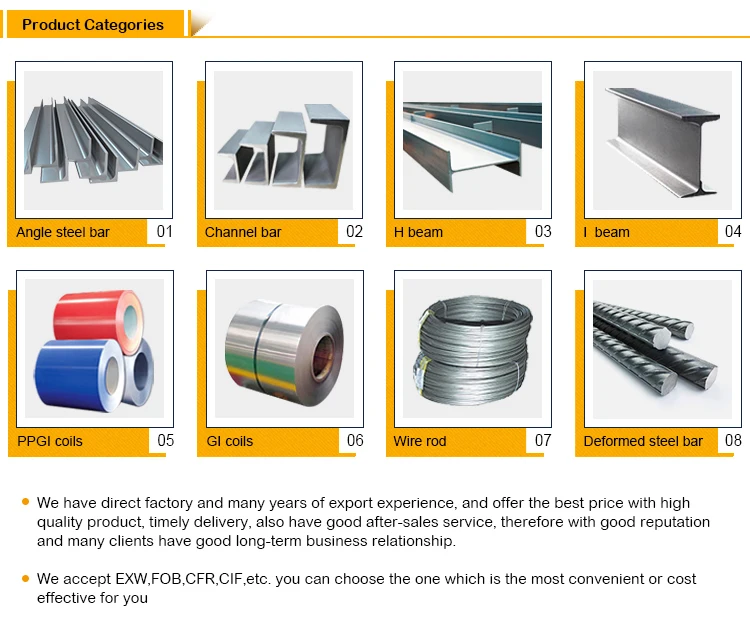 equal angle steel sizes/unequal steel angle /iron beam bar l