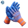 DXD 13 Gauge Seamless knitted liner High Elasticity Latex Palm Coated Surface Finish Work Gloves Construction