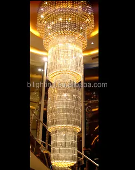 Hotel Lobby Crystal Chandelier Ceiling Pendant Light Long Chandelier Buy Long Chandelier Crystal Chandelier Chandelier Ceiling Product On