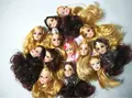 5pcs lot Foreign Trade Original Heads For Barbie Dolls DIY Birthday Gifts Mix Style Dolls Heads