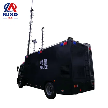 5m 30kg payload locking antenna mast for fire truck 