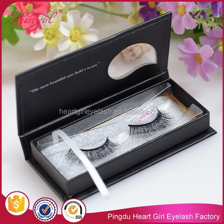 

wholesale high quality private label 100% real 3d mink lashes, Black