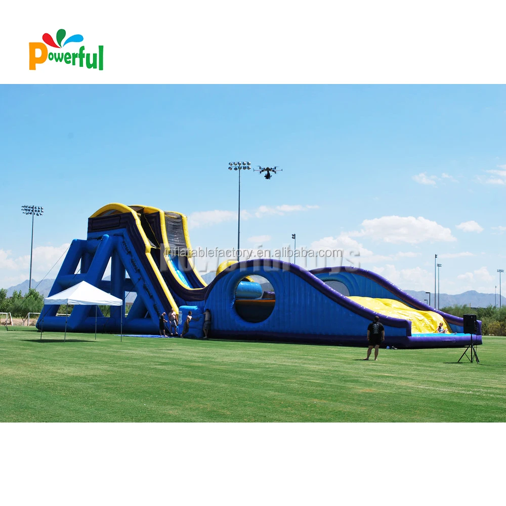 inflatable drop kick water slide for sale