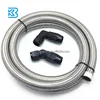 Auto Spare Part Stainless Steel Braided Fuel Knitted Oil Cooler Hose With Aluminum Fittings & Assembly