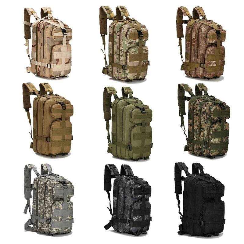

3P Outdoor Military Tactical Backpack Bag Army Sport Travel Rucksack Camping Hiking Trekking Camouflage Bag