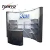 Modern aluminum PVC display cost effective fold up tube magnetic pop up display