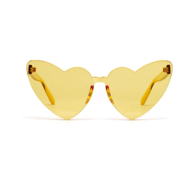 

2019 Fashinest Style Plastic Frame Women Heart Shape Sunglass