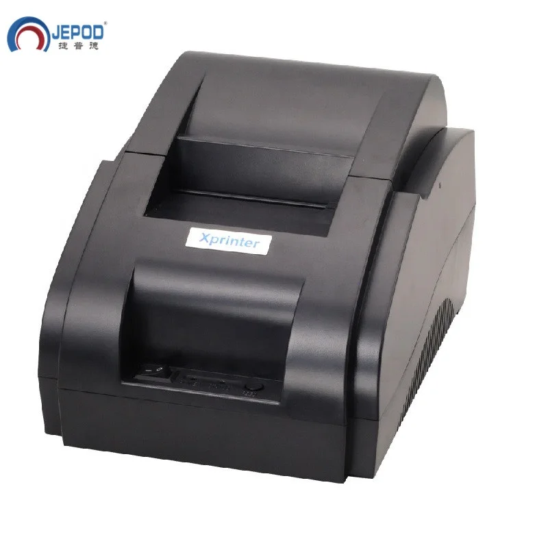 JEPOD XP-58IIH Xprinter 100% original cheap pos58 printer 2inch USB port 90mm/sec 58mm thermal printer for cookshop retail shop