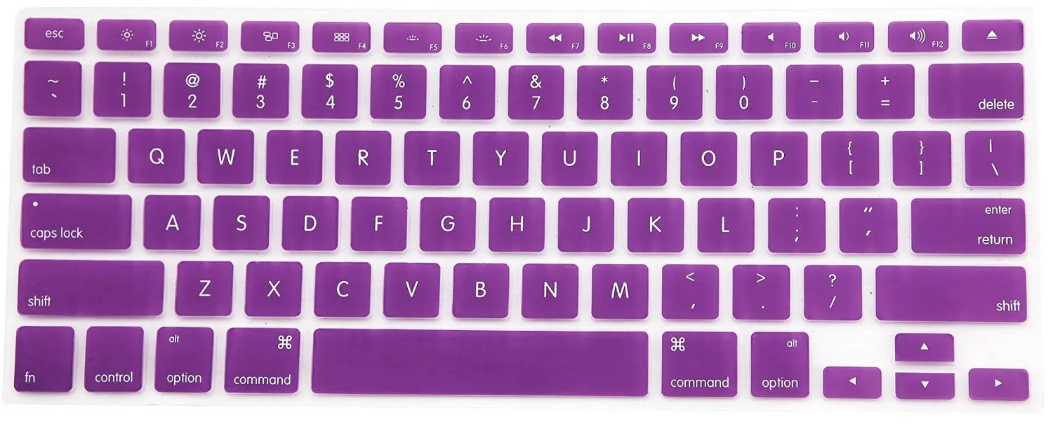 YoBest Silicone Keyboard Cover protector Skin for Apple Macbook Pro MAC 13 15 17-Blue