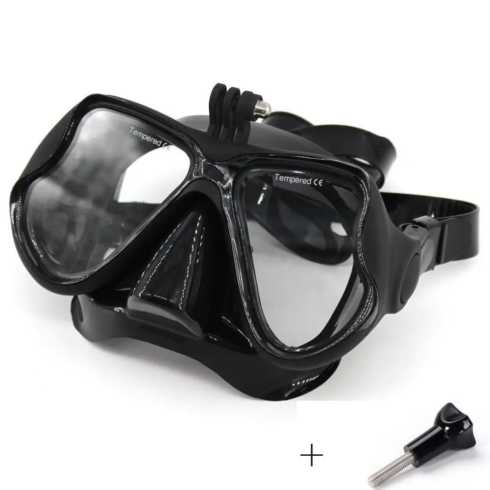 

2018 Professional Underwater Diving Mask Scuba Snorkel Swimming Goggles Scuba Diving Equipement Suitable For Most Sport Camera