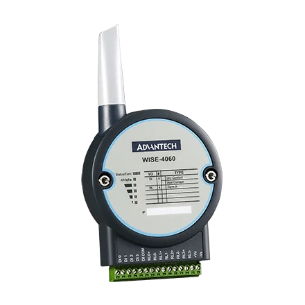 WISE-4060-AE Advantech 4-channel Digital Input and 4-ch Relay Output IoT Wireless I/O Module