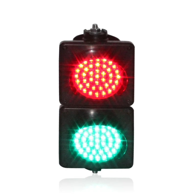 10 years factory wholesale price colored lens 100mm red green led traffic light