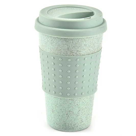 

Zogifts New design Household Wheat Fibre Cup Reusable Bamboo Fiber Coffee Cup and sport bottle, Color