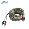 High Quality Braid Shielded Car Audio RCA Cable