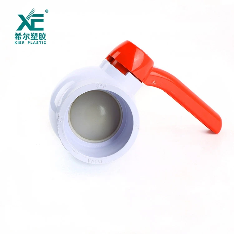 Free sample normal pressure 1/2 -4 inch pvc water ball valve with long handle